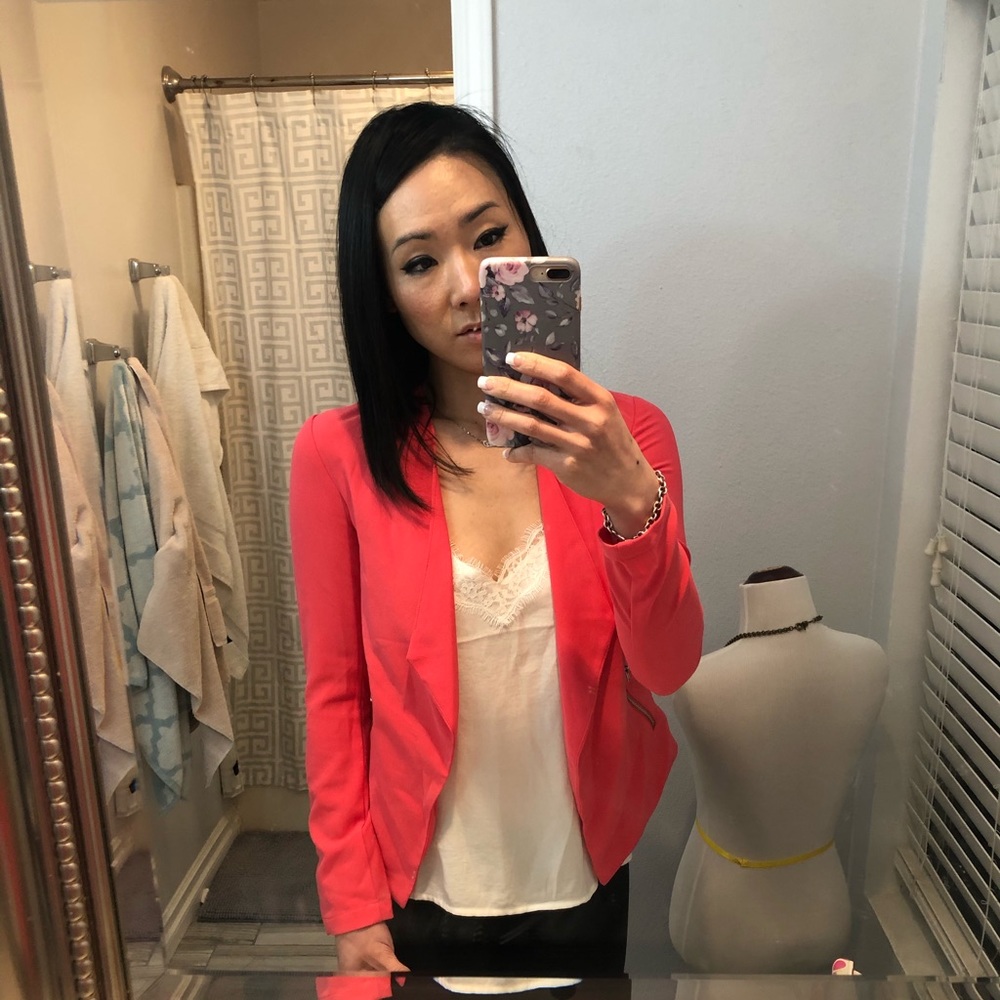 Nwot! H&M Open Front Cascading Blazer - image 2